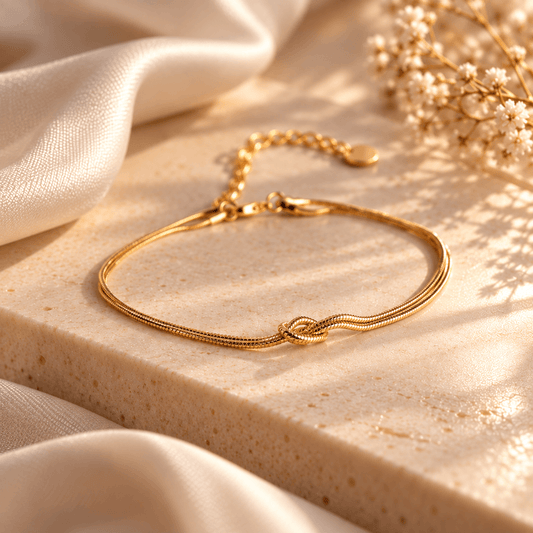 Bracelet Nœud Éternel – Le cadeau qui a du sens pour couple, meilleure amie & famille